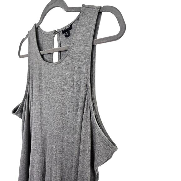 Torrid Dress Knee Length Dress Trapeze Dress Sleeveless Dress 2X Gray Jersey - Picture 4 of 9